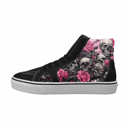 MEN'S Skull Roses High Top Canvas Dreamcore Shoes