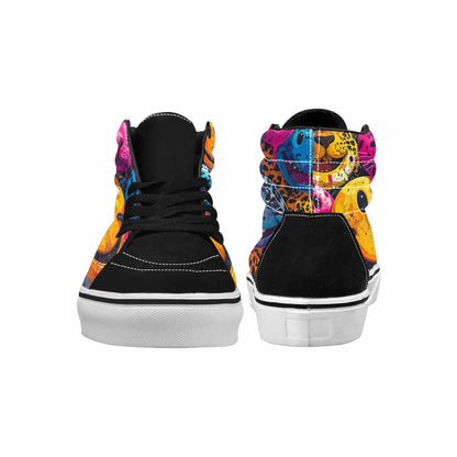 MEN'S Smiley Faces High Top Canvas Dreamcore Shoes