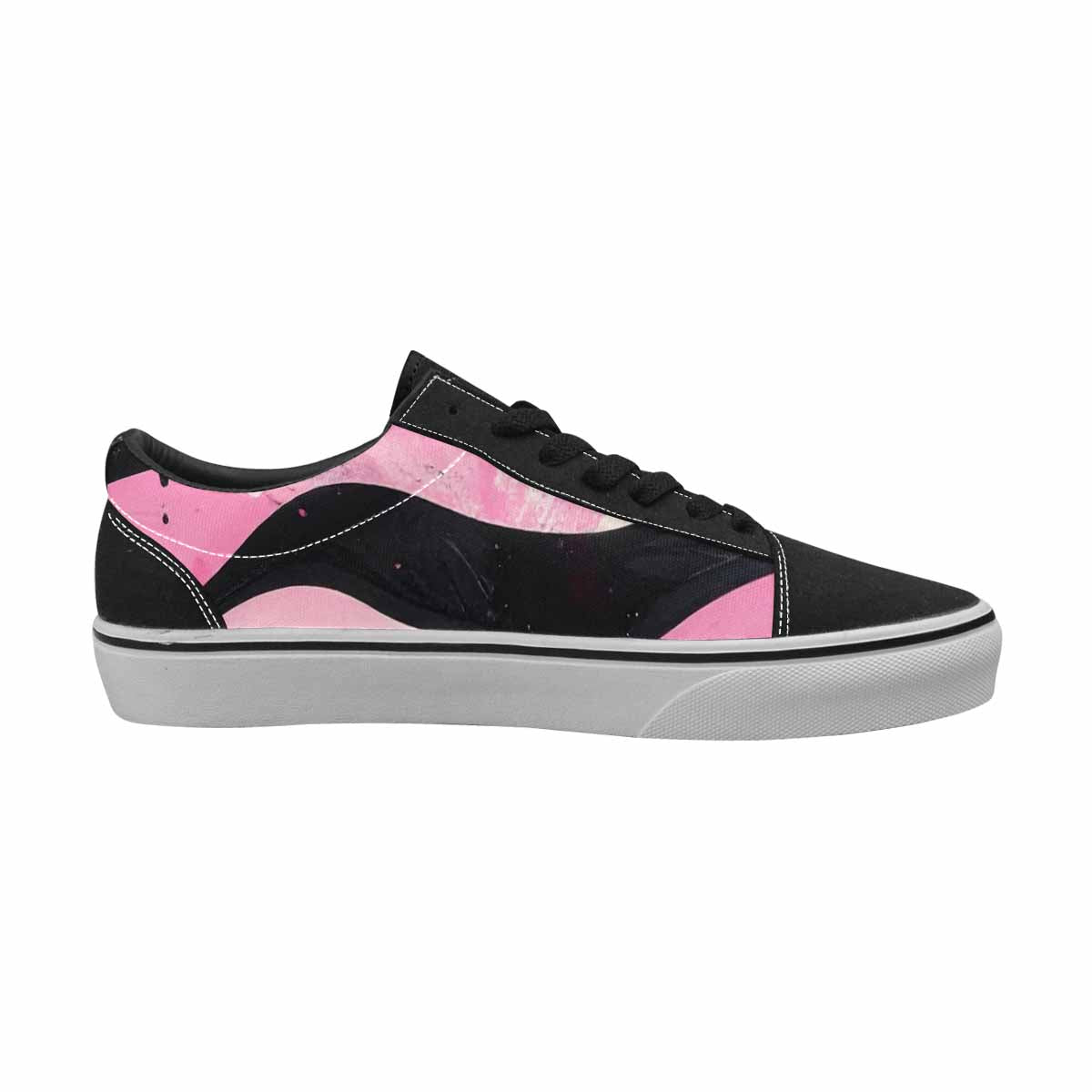 WOMEN'S Zebra Stripe Burst Lace-Up Canvas Dreamcore Shoes