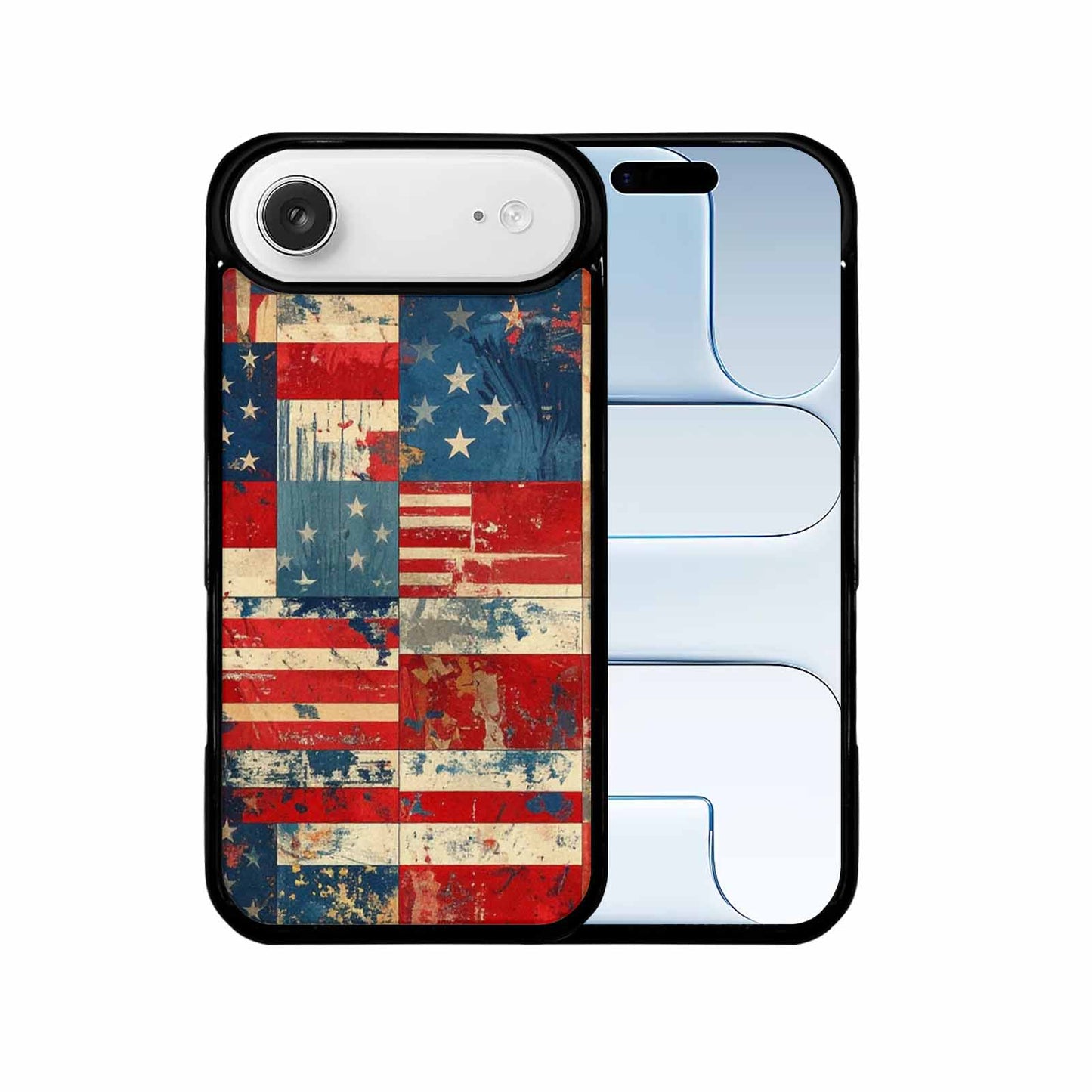 iPhone 17 Air Case — Small American Flag Stars And Galaxy, Customized Protective Case