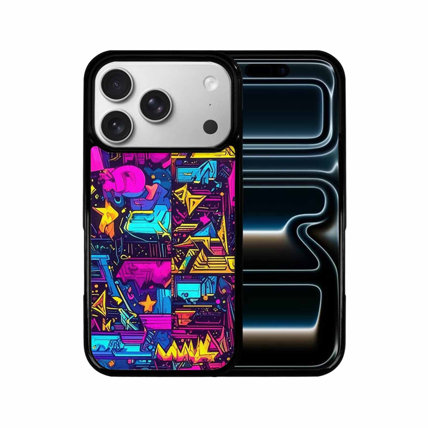 iPhone 17 Pro Case — Retro Motif Retro Motifs Pattern Retro, Custom Art Phone Cover