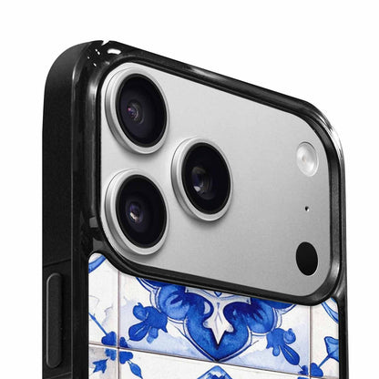 iPhone 17 Pro Max Case — Mexican Talavera Tile Pattern, Floral, Custom Printed Phone Case