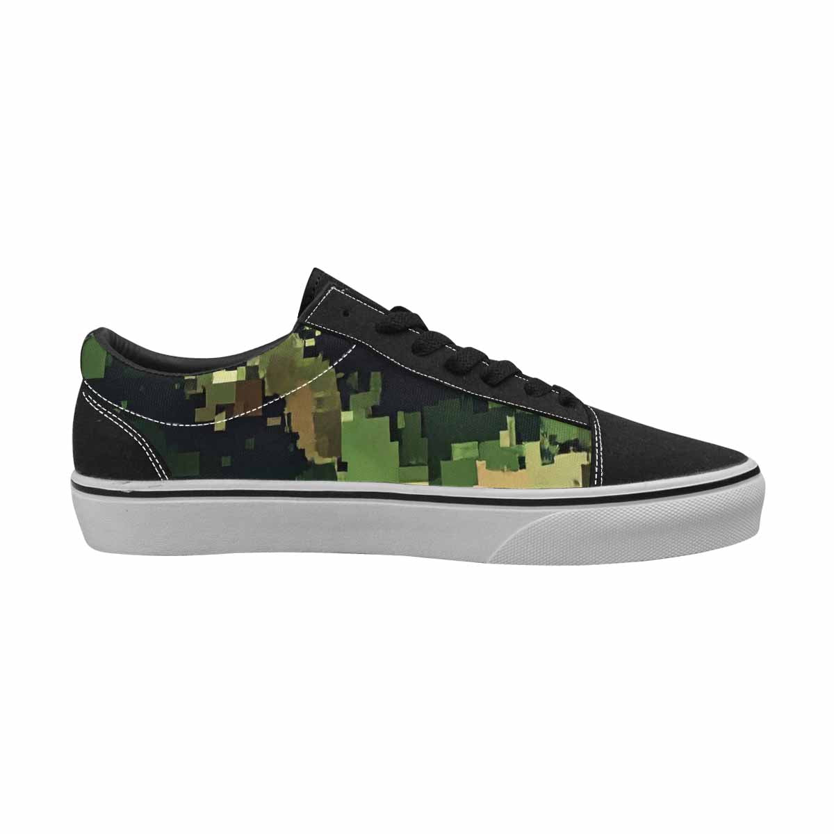 MEN'S Military Camouflage Blotch Canvas Lace-Up Dark Academia Sneakers