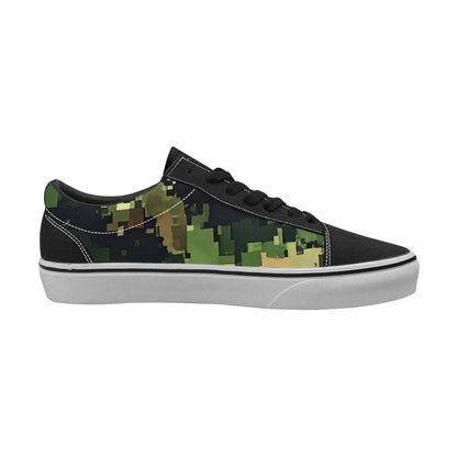 MEN'S Military Camouflage Blotch Canvas Lace-Up Dark Academia Sneakers