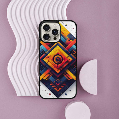 iPhone 16 Pro Max Case — Urban Tribal Tessellation, Custom Art Phone Cover
