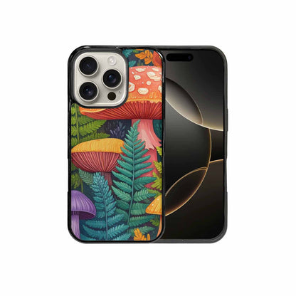 iPhone 16 Pro Case — Mushrooms Botanicalmushrooms P, Custom Printed Phone Case