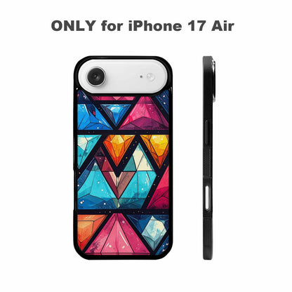 iPhone 17 Air Case — Vintage Summer Diamond Retro Vintage, Custom Printed Phone Case