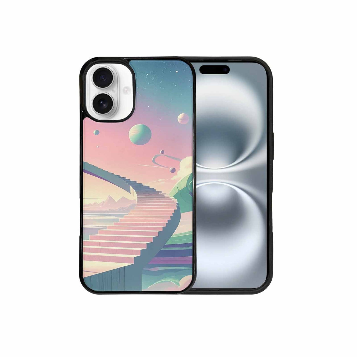 iPhone 16 Plus Case — 1930s European Surrealist Art Style Dreamlike, Original Design Phone Case