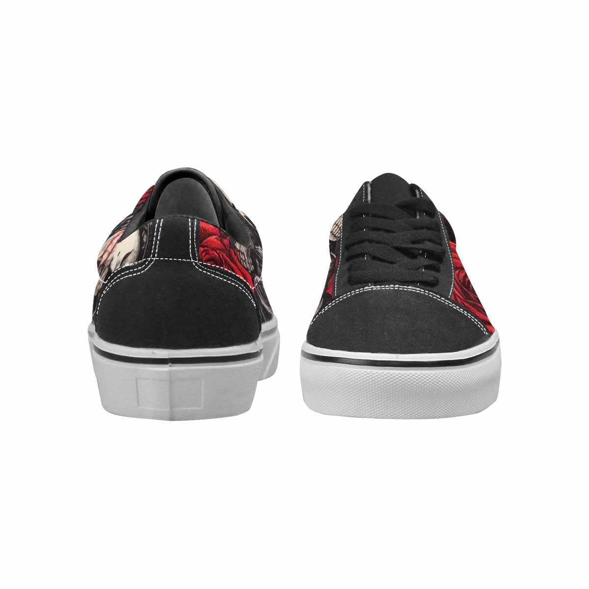 WOMEN'S Skull Roses Lace-Up Canvas Surreal Shoes