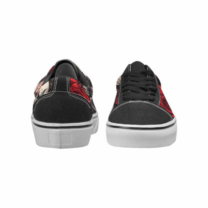 WOMEN'S Skull Roses Lace-Up Canvas Surreal Shoes