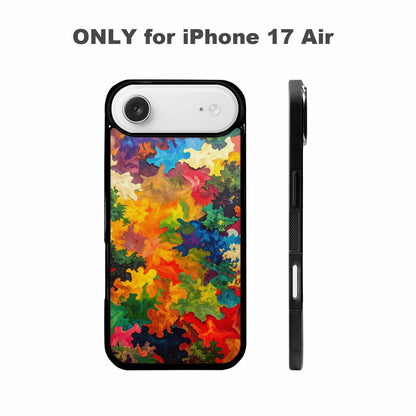 iPhone 17 Air Case — Camo Patches Full Color Vibrant Camo, Custom Made Phone Cover
