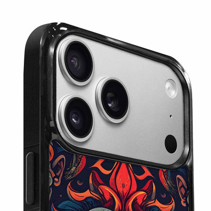 iPhone 17 Pro Case — Evil Circus Heads Faces Overlapping Cartoon, Custom Art Phone Cover