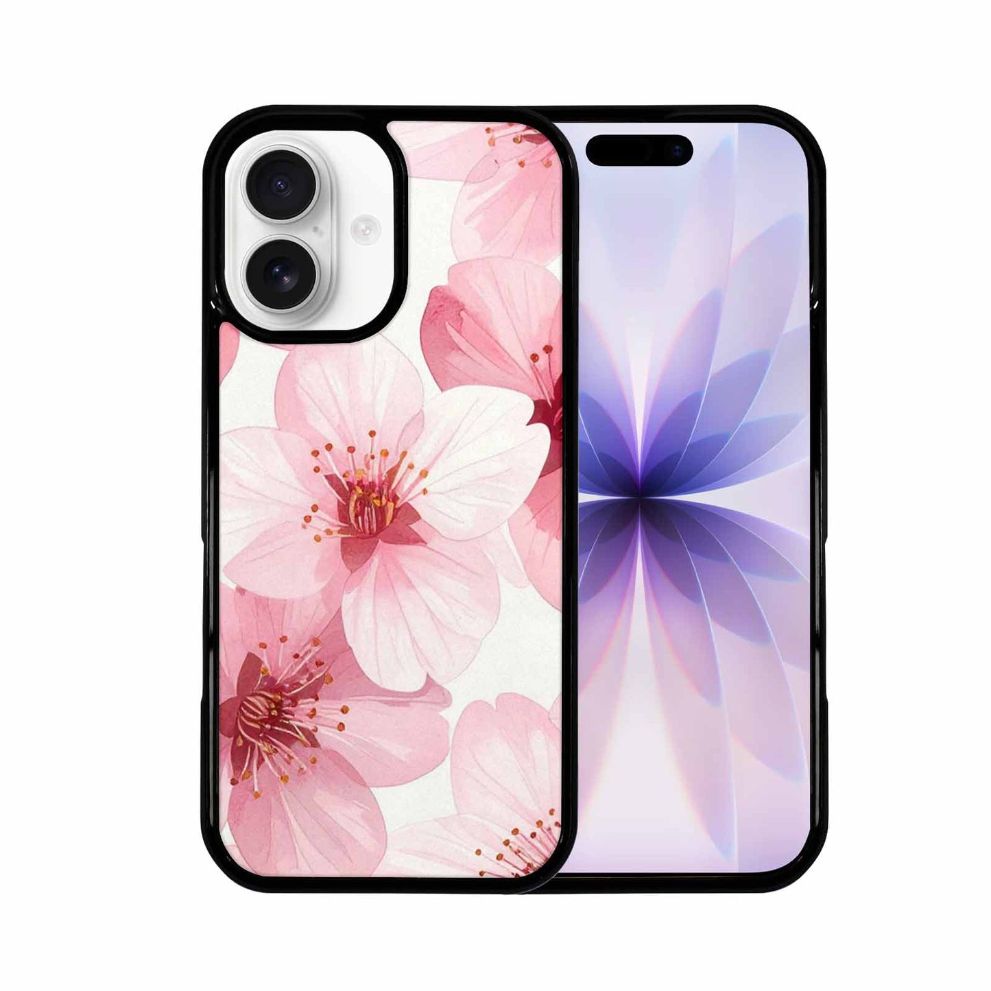 iPhone 17 Case — Japanese Cherry Blossom Pattern, Floral, Personalized Phone Case