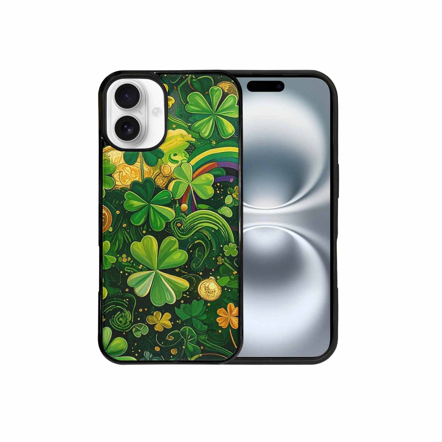 iPhone 16 Plus Case — St Patrick\'s Clover St Patrick\'s Clover, Unique Phone Case Design