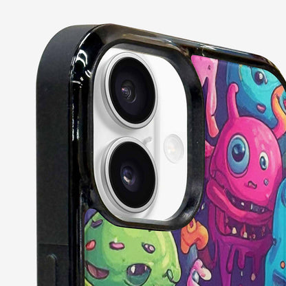 iPhone 16 Plus Case — Melting Ice Cream Monster Charac, Personalized Phone Case
