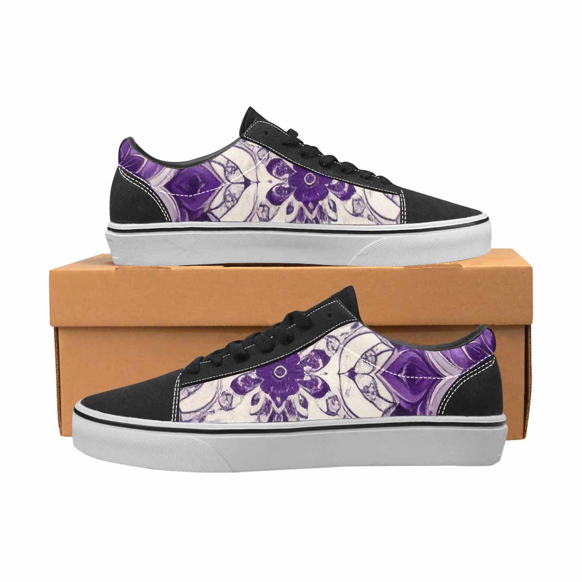 MEN'S Mandala Canvas Lace-Up Y2K Custom Sneakers