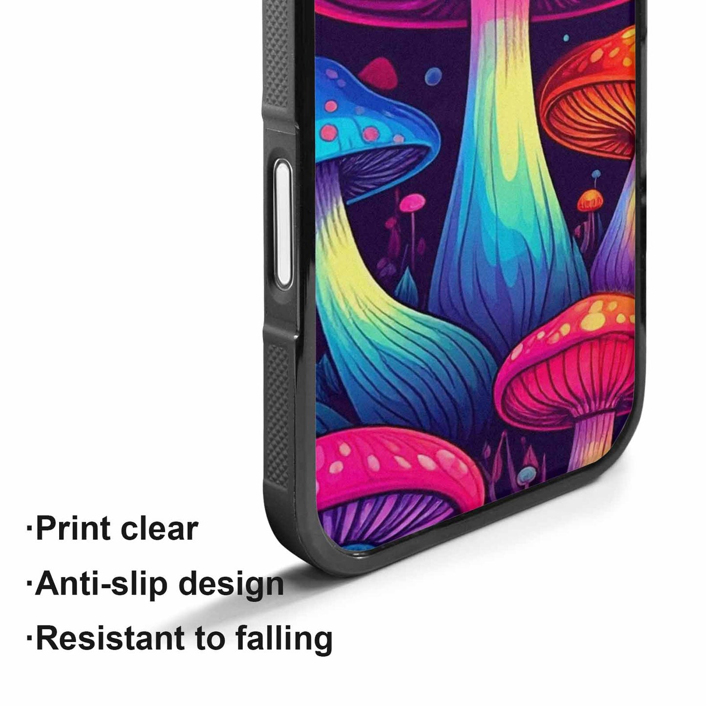 iPhone 17 Case — Psychedelic Mushroom Cartoon Pattern Cartoon Cute, Custom Print Case Cover