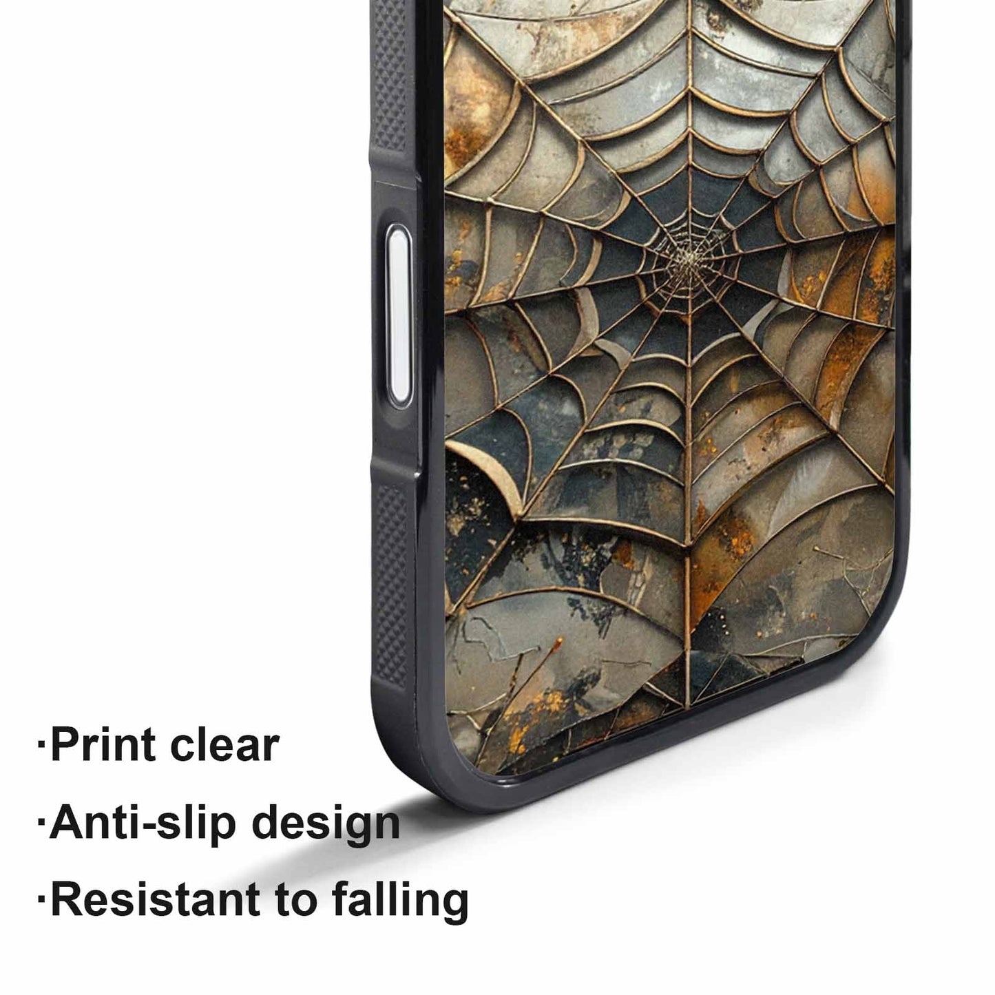 iPhone 17 Air Case — Foil Galaxy Art Spider Galaxy Space, Unique Phone Case Design