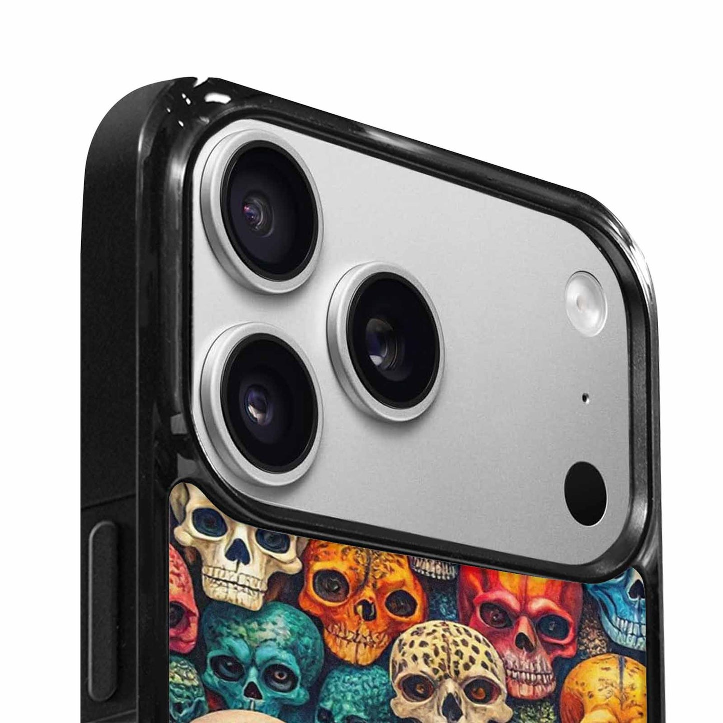 iPhone 17 Pro Max Case — Skulls Animal Print Gothic Skulls, Custom Designed Case Cover