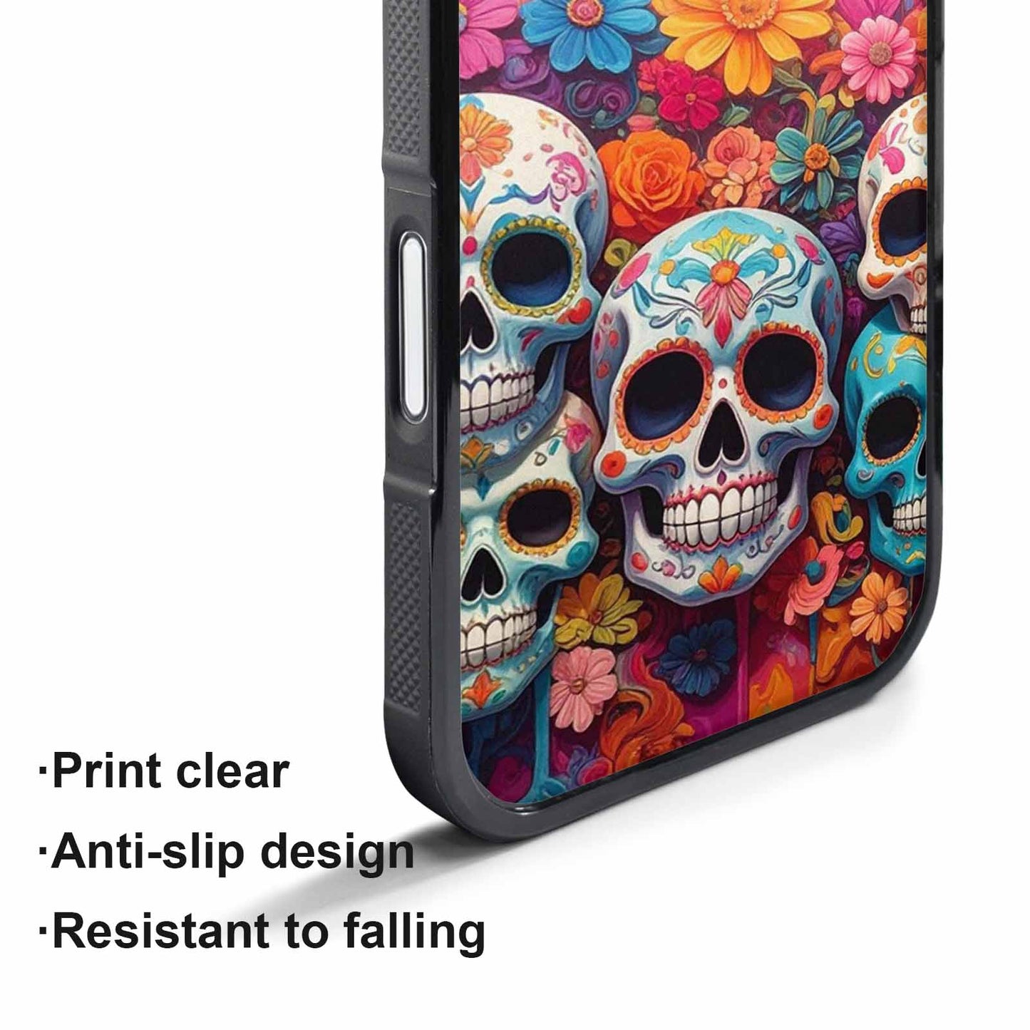 iPhone 17 Pro Case — Sugar Skullsmelting Sugar Skulls Tzs Gothic, Custom Phone Case