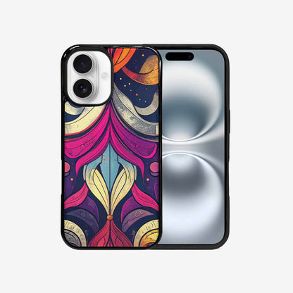 iPhone 16 Case — 1970s Disco Cartoon Art Pattern, Custom Print Case Cover