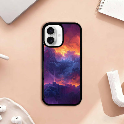 iPhone 17 Case — Seamless Tileable Pattern Of Galaxy Space, Customized Protective Case