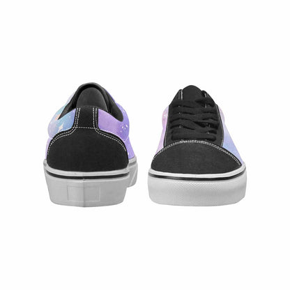 WOMEN'S Galaxy Art - Canvas Lace-Up Aesthetic Sneakers