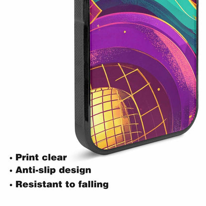 iPhone 15 Plus Case — 1970s Disco Art Pattern, Unique Phone Case Design