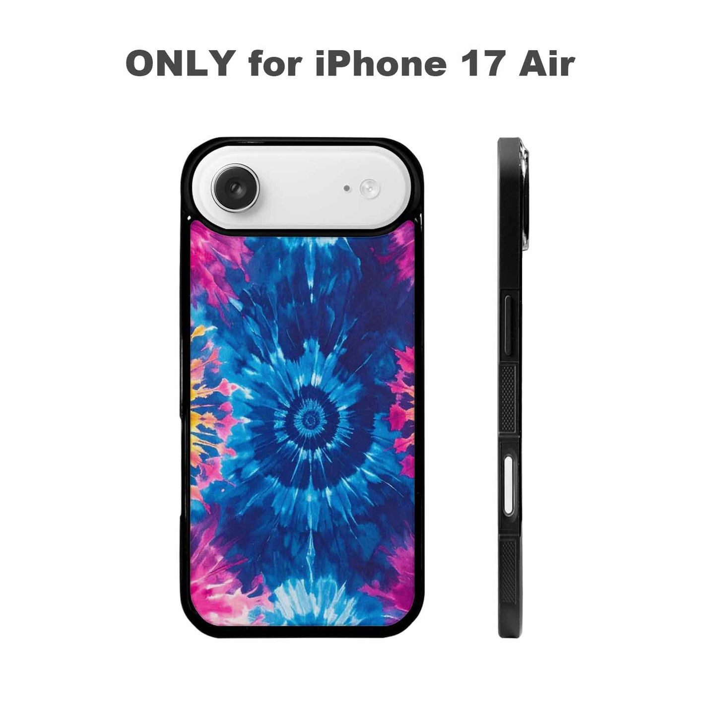 iPhone 17 Air Case — Small Tie Dye Swirl Pattern Tie, Customized Protective Case