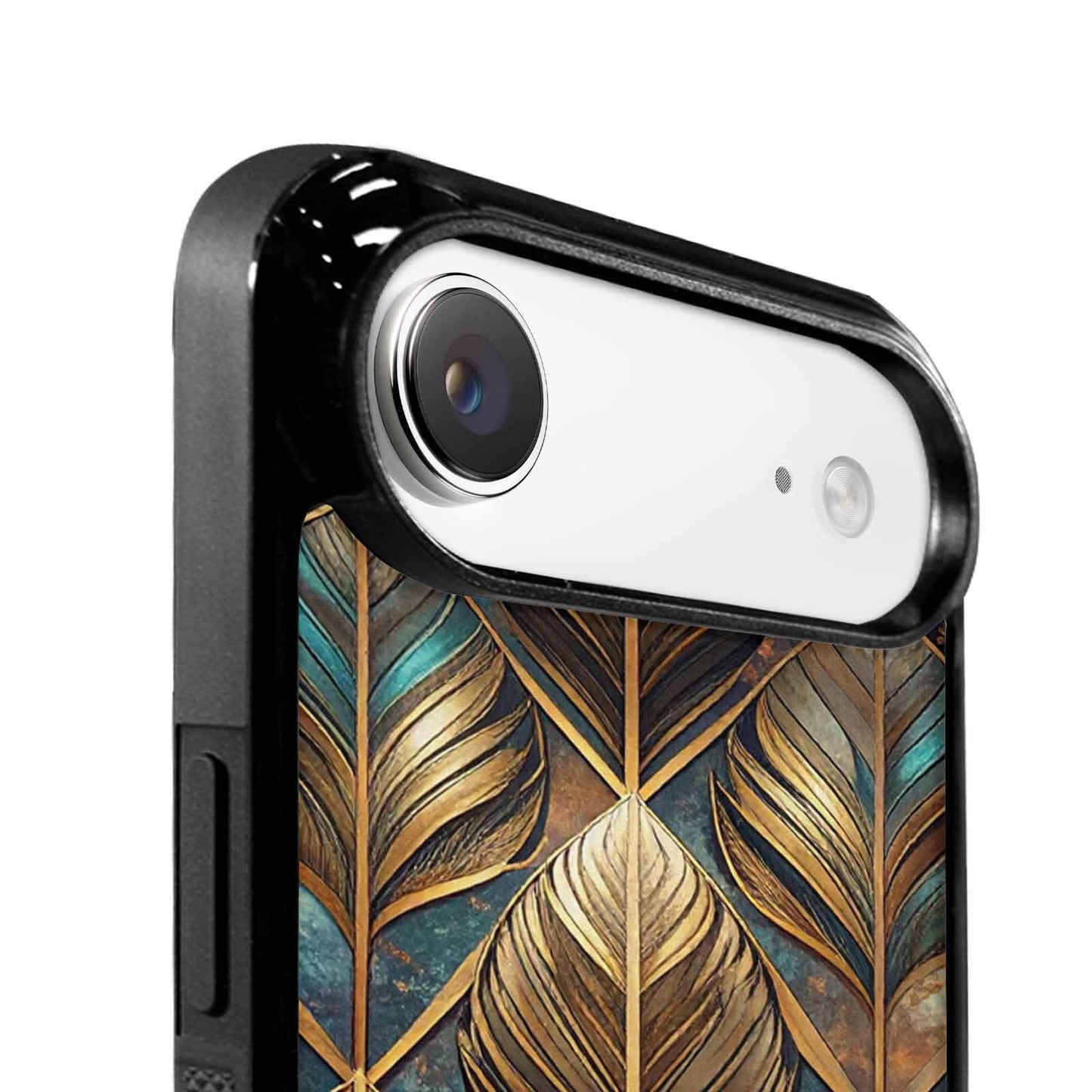 iPhone 17 Air Case — Iridescent Animal Print Feather Animal Print, Custom Art Phone Cover