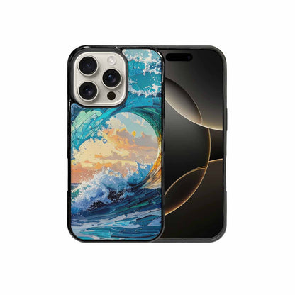 iPhone 16 Pro Case — Wave Crest Splash Wave Crest Splash, Personalized Phone Case