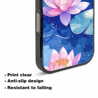 iPhone 15 Pro Max Case — Monet Water Lilies Painting Pattern, Original Design Phone Case