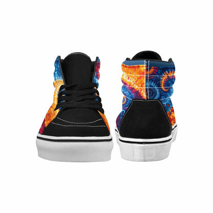 WOMEN'S Tie Dye Mixed Style High Top Canvas Grunge Shoes