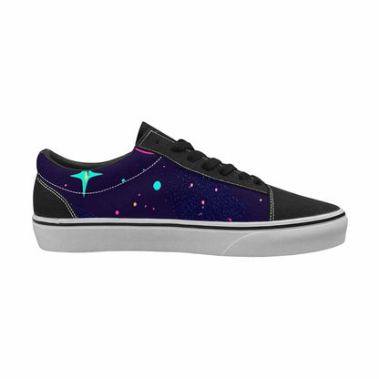 WOMEN'S Space Galaxy Astronaut Canvas Lace-Up Dark Academia Custom Shoes