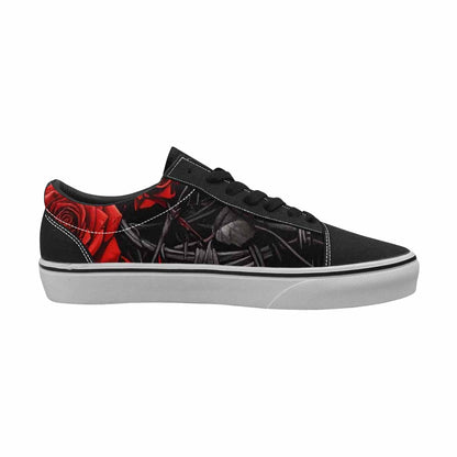 WOMEN'S Barbed Wire Coil Lace-Up Canvas Y2K Custom Shoes