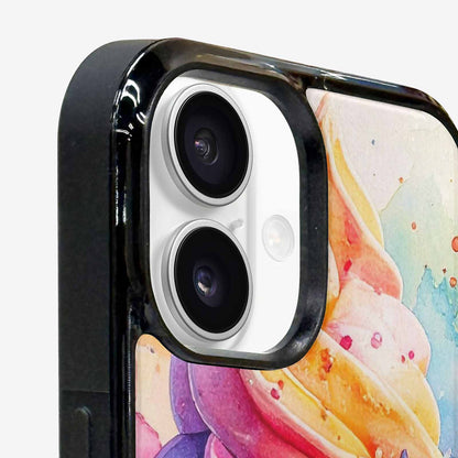 iPhone 16 Plus Case — Melting Icecream Collage Custom, Custom Designed Case Cover