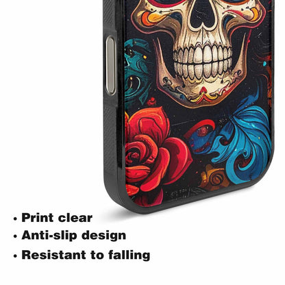 iPhone 16 Pro Case — Graffiti Skull, Personalized Phone Case