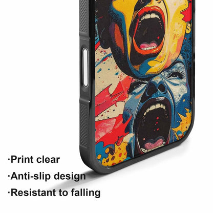 iPhone 17 Case — Comic Book Scream Comic Original Art, Custom Phone Case