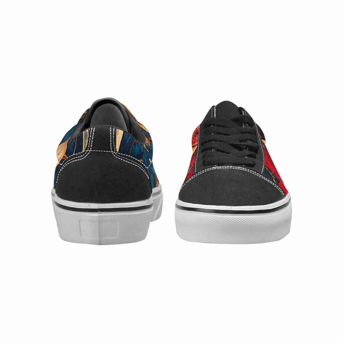 WOMEN'S Old School Tattoo Canvas Lace-Up Surreal Shoes