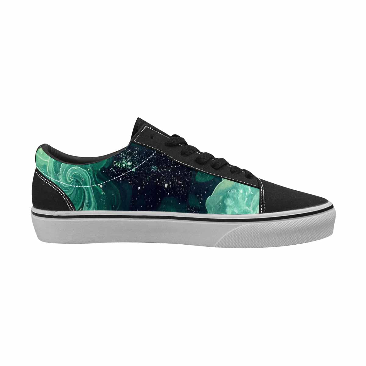 WOMEN'S Galaxy Art - Canvas Lace-Up Aesthetic Custom Shoes