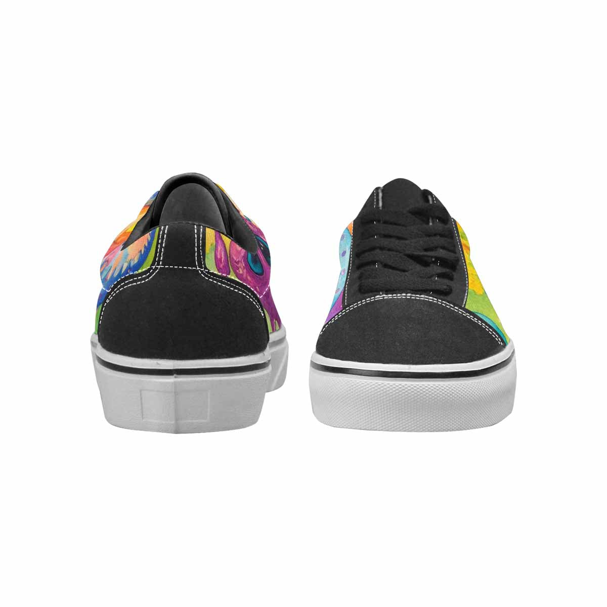 WOMEN'S Aliens  Tie Dye Lace-Up Canvas Cottagecore Sneakers
