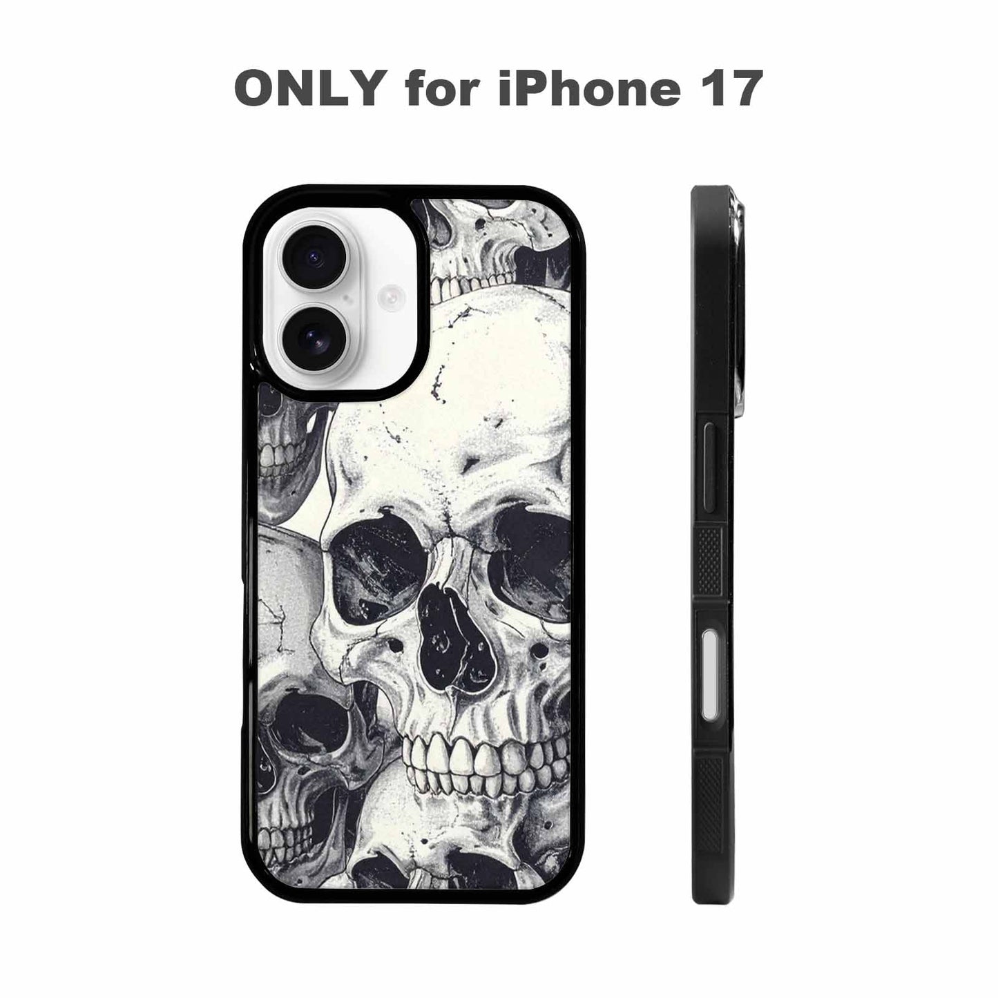 iPhone 17 Case — Skull Dark Art Gothic Print Gothic, Original Design Phone Case