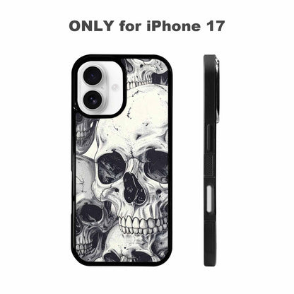 iPhone 17 Case — Skull Dark Art Gothic Print Gothic, Original Design Phone Case
