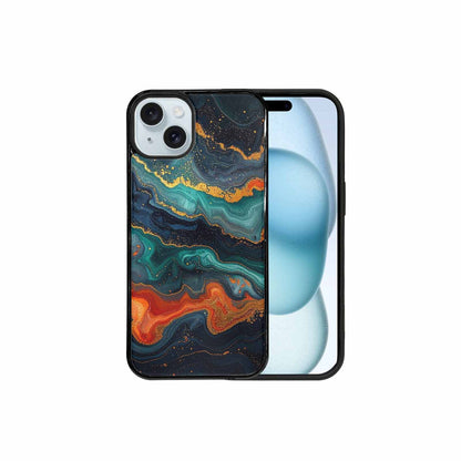 iPhone 15 Plus Case — Marble Dark, Custom Print Case Cover