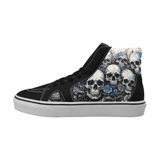 MEN'S Skull Roses High Top Canvas Dark Academia Sneakers