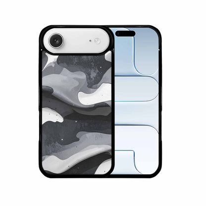 iPhone 17 Air Case — Grey Camo Print Camo, Custom Designed Case Cover