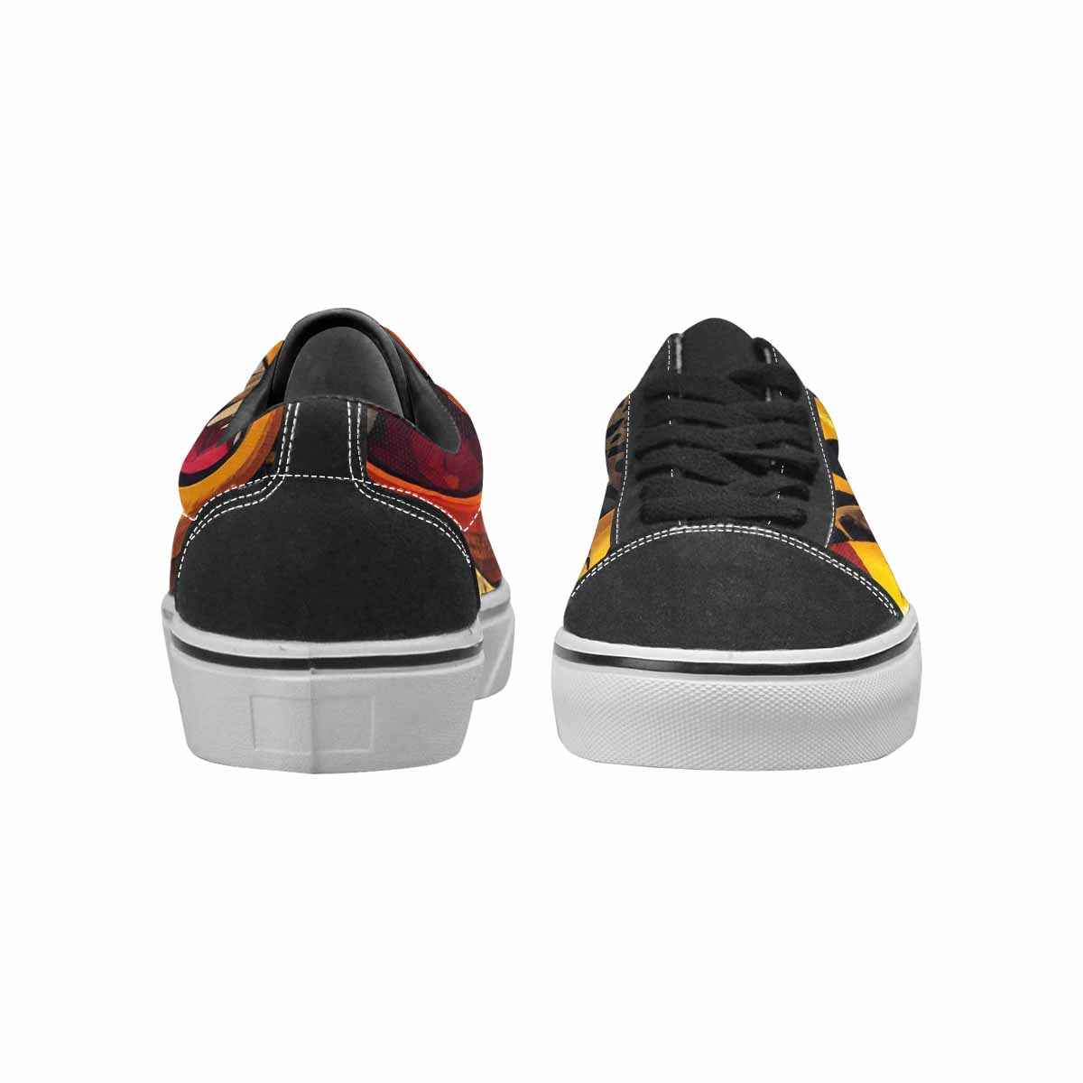 WOMEN'S Smiley Faces Lace-Up Canvas Aesthetic Custom Shoes