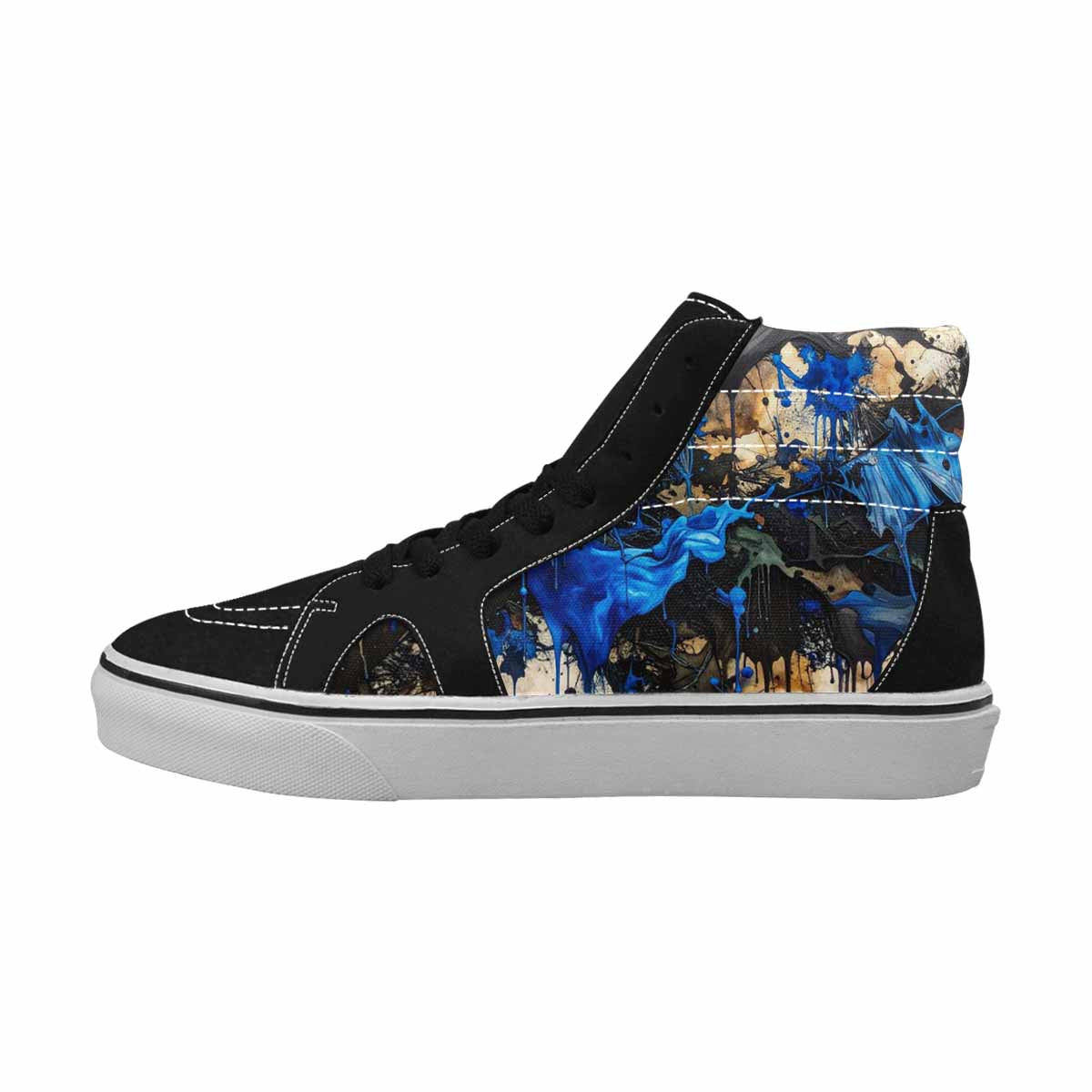 MEN'S Camo Patches High Top Canvas Grunge Shoes