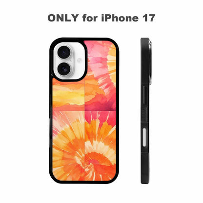 iPhone 17 Case — Tie Dye Sunset Wash Tie Dye, Personalized Phone Case