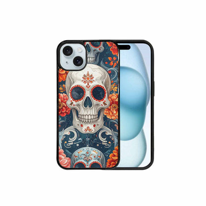 iPhone 15 Plus Case — Marble Skull Custom, Custom Designed Case Cover